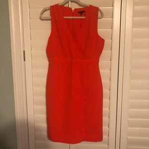 Orange JCrew Dress